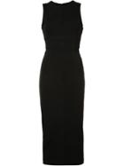 Cinq A Sept Panelled Midi Dress, Women's, Size: 8, Black, Viscose/nylon/spandex/elastane