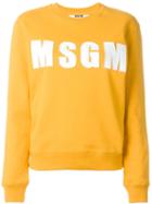 Msgm Brand Logo Sweatshirt