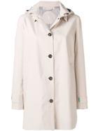 Save The Duck Single-breasted Raincoat - Neutrals