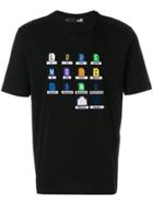 Love Moschino Stitched Front T-shirt - Black