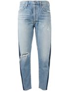 Citizens Of Humanity Liya Faded High Rise Jeans - Blue