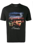 Balenciaga Paris Printed T-shirt, Men's, Size: Xl, Black, Cotton