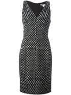 Dvf Diane Von Furstenberg Polka Dot Print Dress - Black