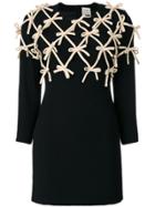 Moschino Vintage Bow Detail Dress - Black