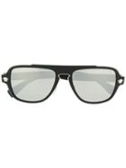 Versace Eyewear Medusa Embellished Sunglasses - Black