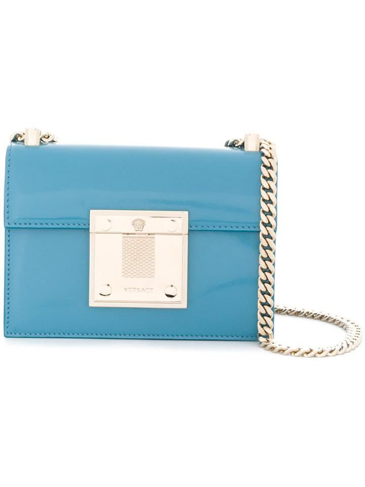 Versace Diamante Shoulder Bag - Blue