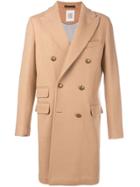 Eleventy Classic Double-breasted Coat - Brown