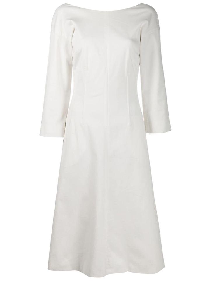 Dolce & Gabbana Pre-owned Boat Neck Dress - Neutrals