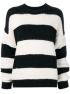 Dsquared2 Oversized Striped Sweater - Black