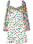 Rixo Paris Printed Dress - White
