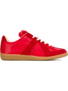 Maison Margiela Replica Sneakers, Men's, Size: 40.5, Red, Leather/rubber