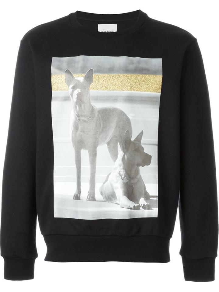 Palm Angels Dog Photo Print Sweatshirt