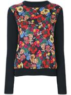 Paul Smith Floral Knitted Top - Blue