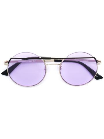Mcq By Alexander Mcqueen Eyewear Round Sunglasses - Metallic