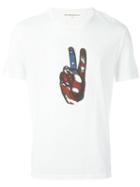 John Varvatos Hand Print T-shirt, Men's, Size: Small, White, Cotton