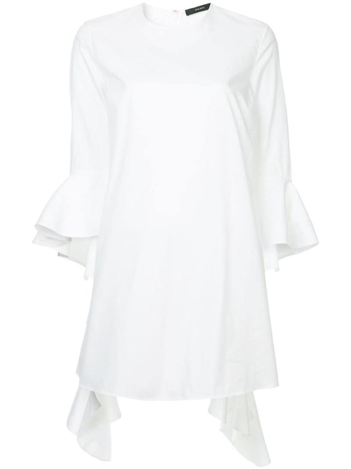 Ellery Kilkenny Frill Sleeve Dress - White