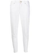Escada Sport Studded Skinny Jeans - White