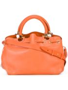 Salvatore Ferragamo Tote Bag, Women's, Yellow/orange, Leather