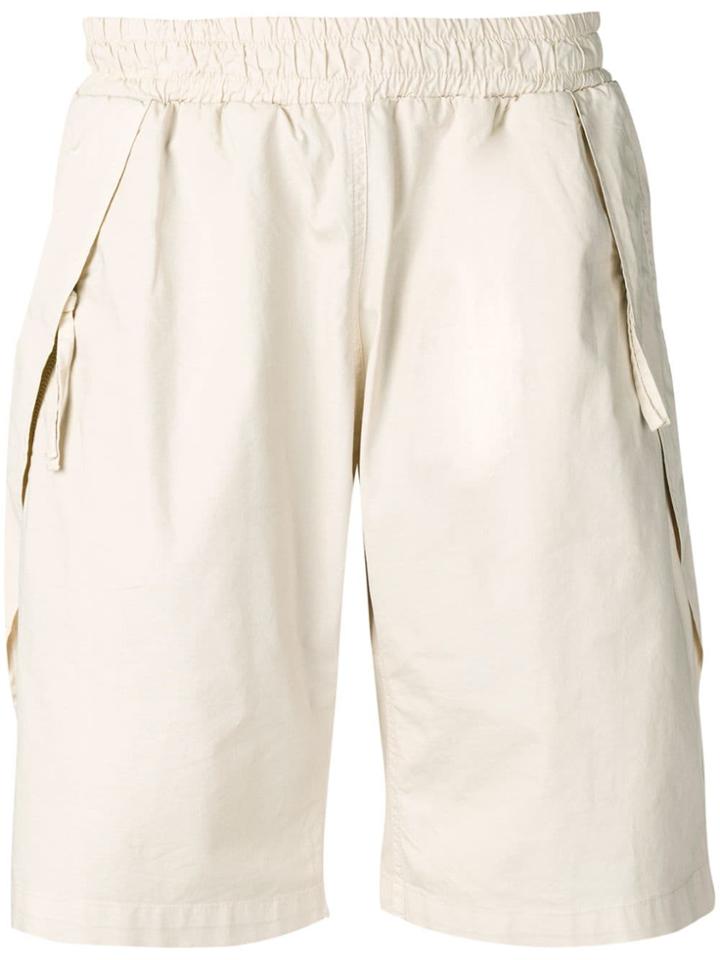 Low Brand Elasticated Cargo Shorts - Neutrals