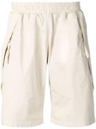 Low Brand Elasticated Cargo Shorts - Neutrals