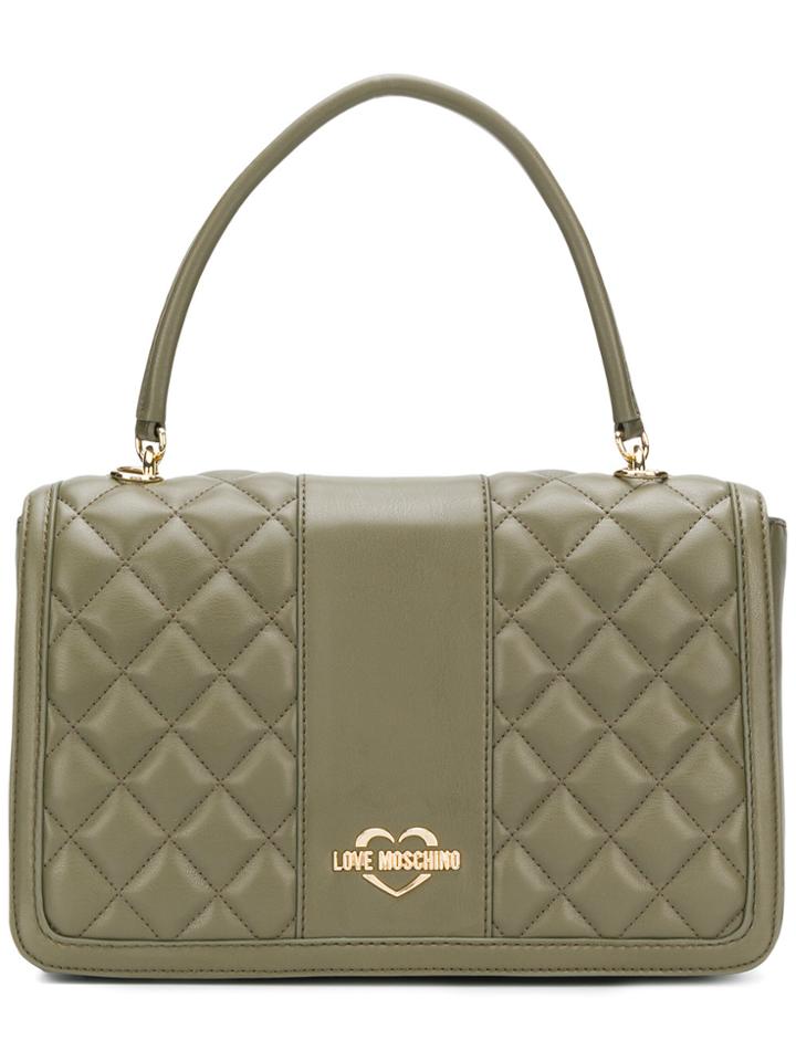 Love Moschino Quilted Shoulder Bag - Green