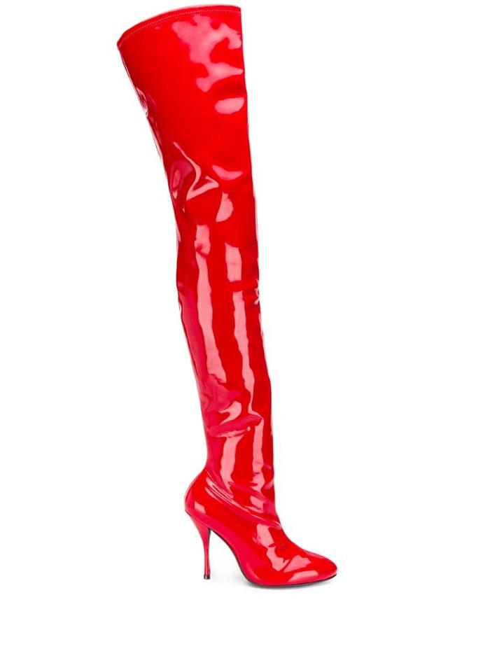 Stuart Weitzman Vienna 100 Boots - Red