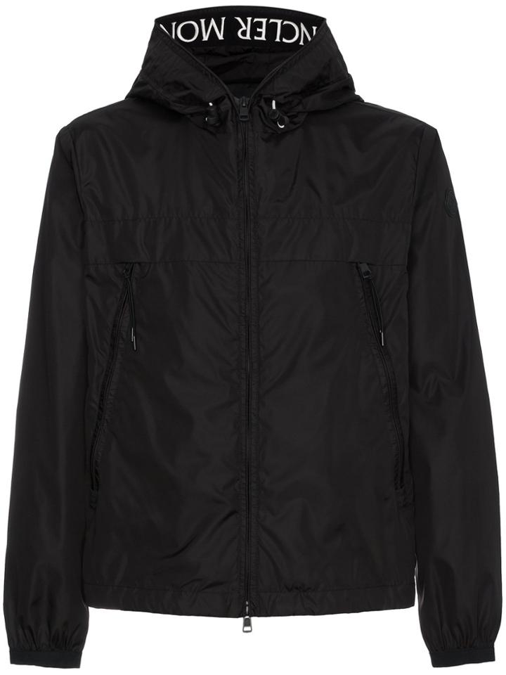Moncler Massereau Logo Hooded Jacket - Black
