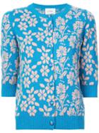 Barrie New Delft Cashmere Cardigan - Blue