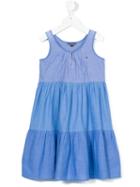 Tommy Hilfiger Junior - Flared Dress - Kids - Cotton - 8 Yrs, Girl's, Blue