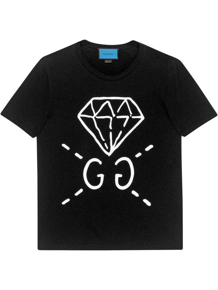 Gucci - Guccighost T-shirt - Men - Cotton - Xxxl, Black, Cotton
