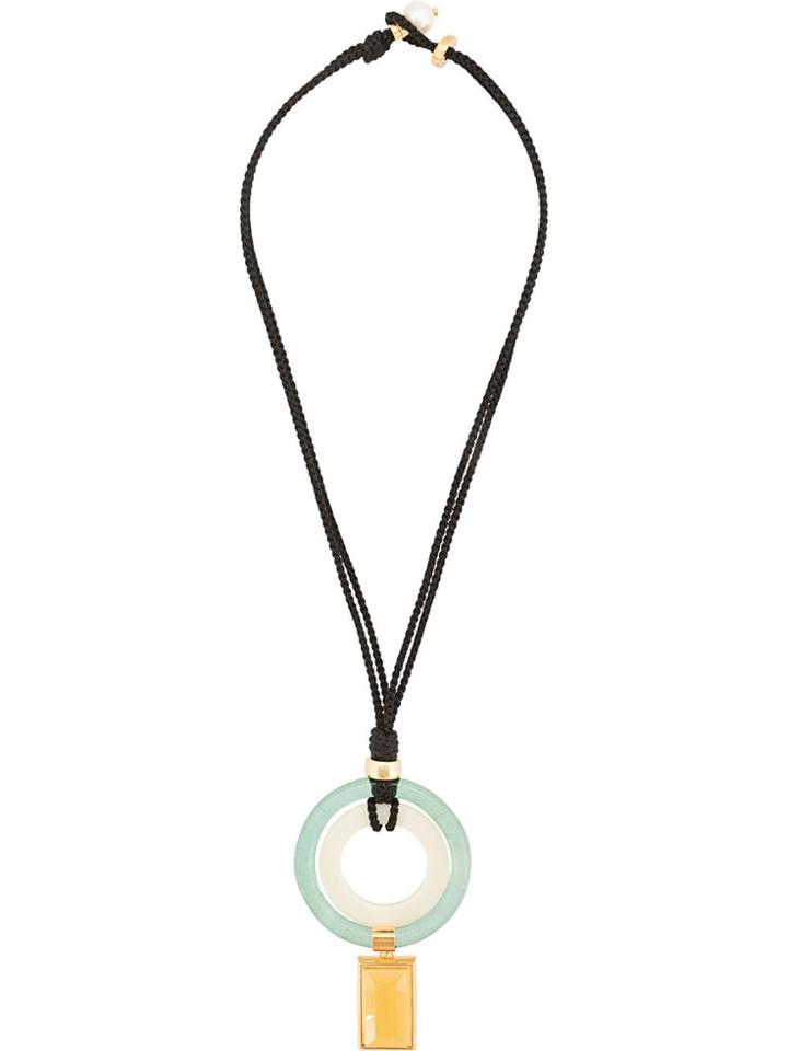 Lizzie Fortunato Jewels The Stacy Pendant - Black