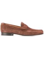 Canali Round To Loafers - Brown