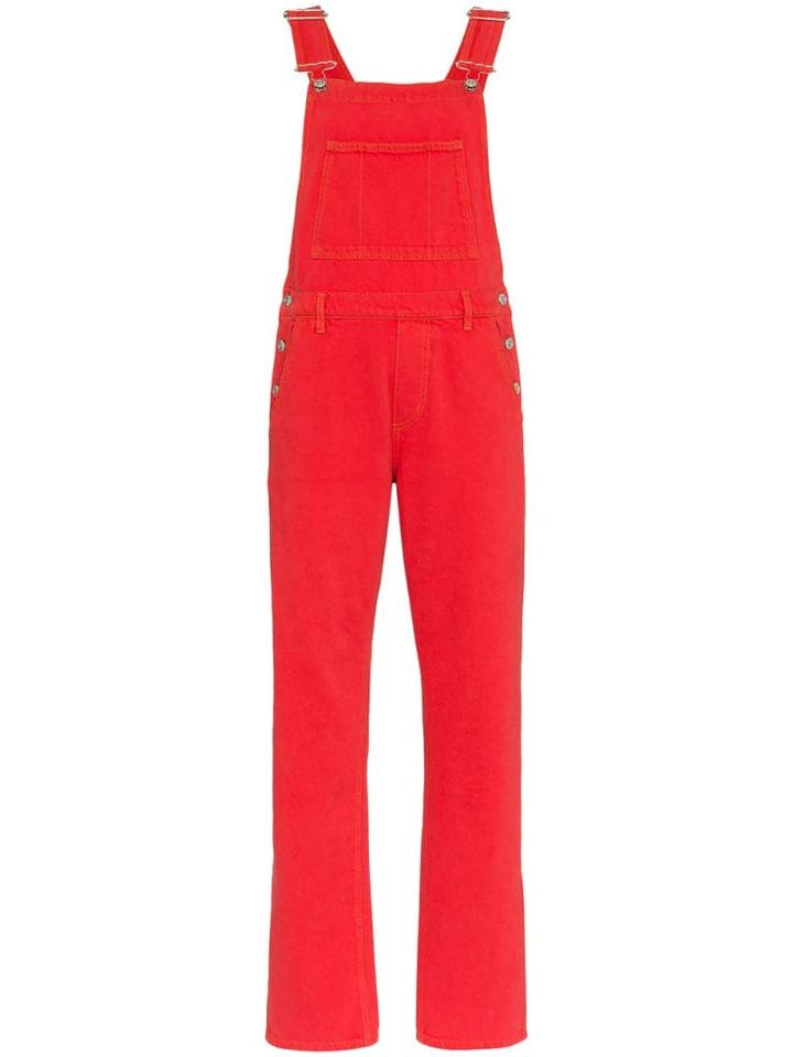 Ganni Flared Denim Overalls