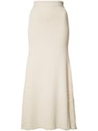 Derek Lam - Ribbed Maxi Skirt - Women - Polyester/viscose - Xs, Women's, White, Polyester/viscose