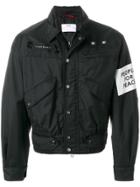 Oamc Cropped Shirt Jacket - Black