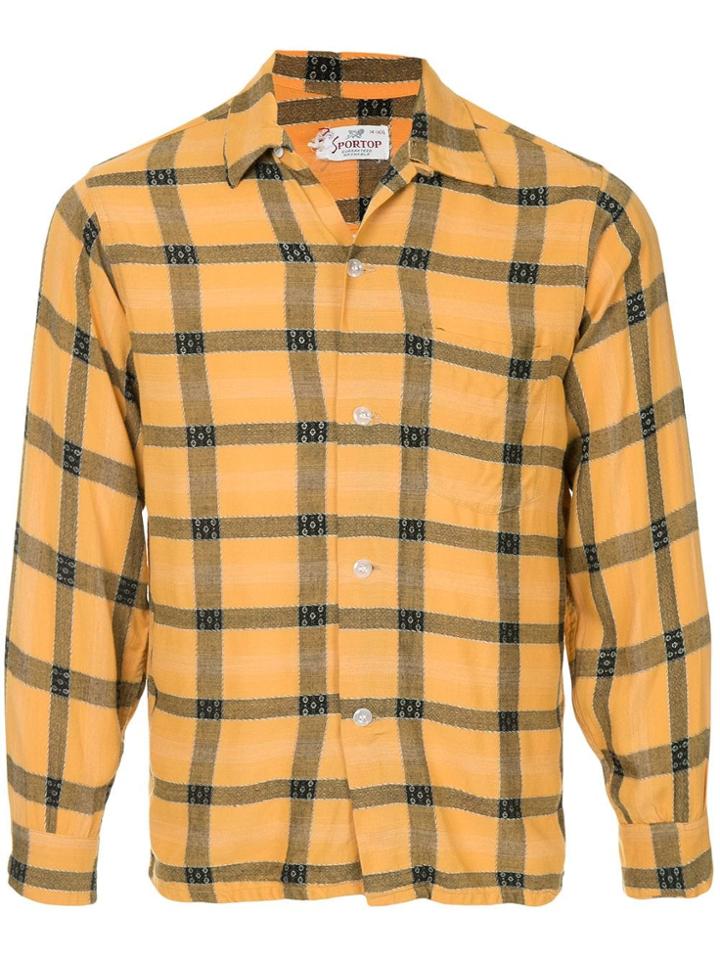 Fake Alpha Vintage 1950's Rockabilly Shirt - Yellow