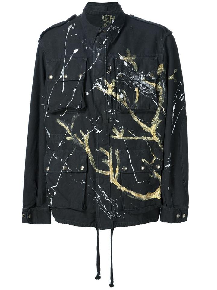 Faith Connexion Faith Connexion Limited Edition Artist Jacket, Men's, Size: Large, Black, Cotton