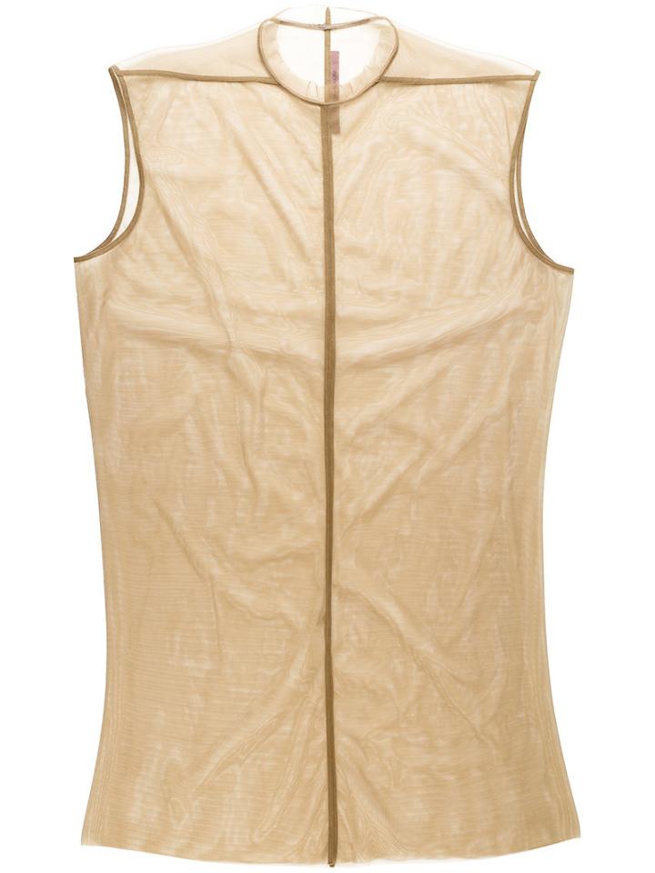 Rick Owens Lilies - Sheer Dress - Women - Polyamide/spandex/elastane - 38, Nude/neutrals, Polyamide/spandex/elastane