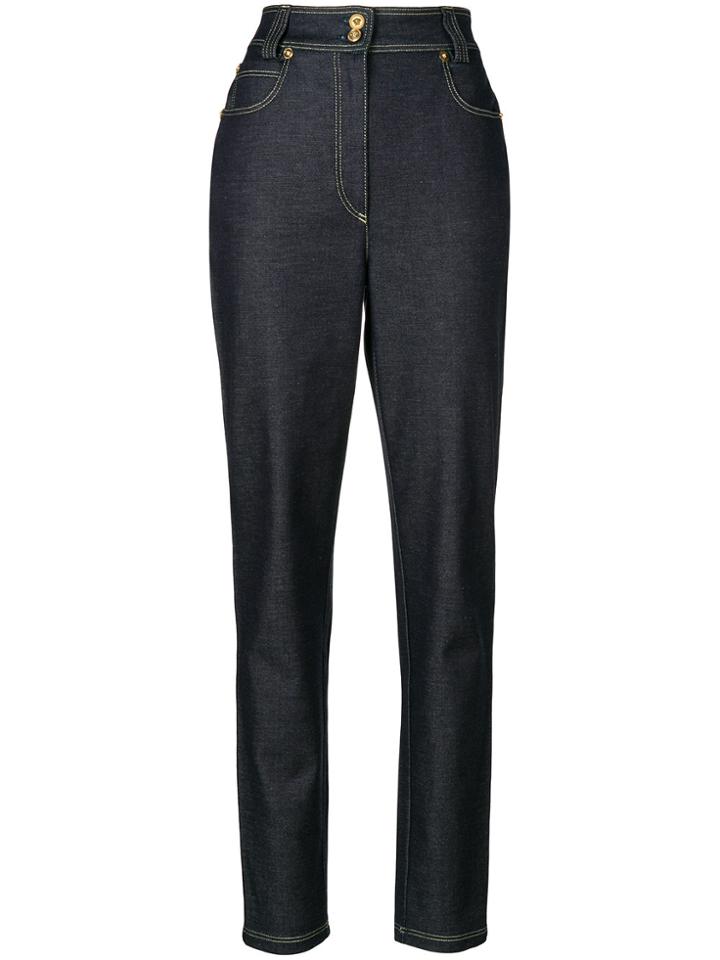 Versace High Waisted Jeans - Blue