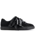 Puma Sneakers With Large Lace Detail - Black