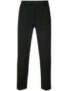Christian Dada Slim Belted Trousers - Black