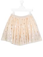 Stella Mccartney Kids Flower Print Honey Skirt - Nude & Neutrals