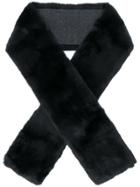 N.peal Long Scarf With Cashmere Details - Blue
