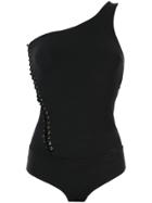 Elisabetta Franchi One-shoulder Bodysuit - Black