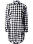 Iro Gingham Check Shirt, Women's, Size: Small, Black, Cotton/linen/flax