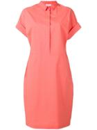 Peserico Shortsleeved Shirt Dress - Orange