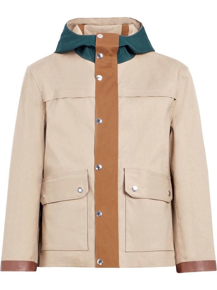 Mackintosh Fawn & Cedar Bonded Cotton Hooded Jacket Gr-117 - Neutrals