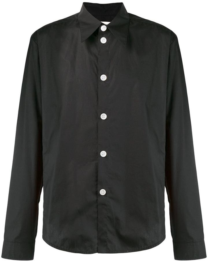 Namacheko Panelled Shirt - Black