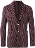 The Gigi Striped Blazer, Men's, Size: 50, Cotton/nylon/acetate/viscose