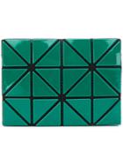 Bao Bao Issey Miyake Geometric Pattern Wallet - Green